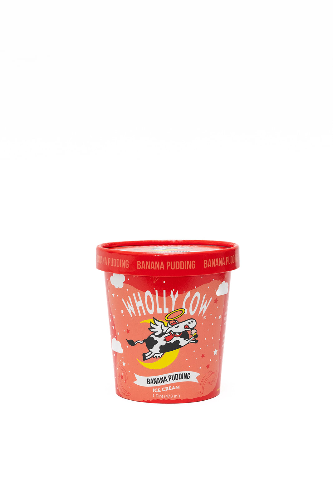 Wholly Cow Banana Pudding Ice Cream pint