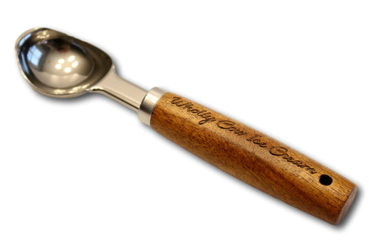 Ice Cream Scoop Wood Handle Wholly Cow