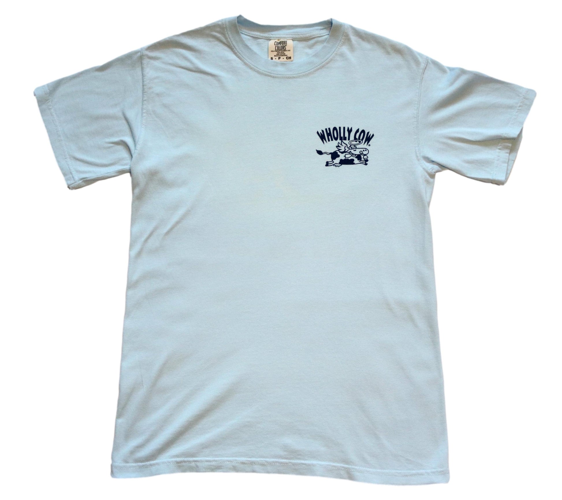 Wholly Cow Ice Cream Shirt Blue