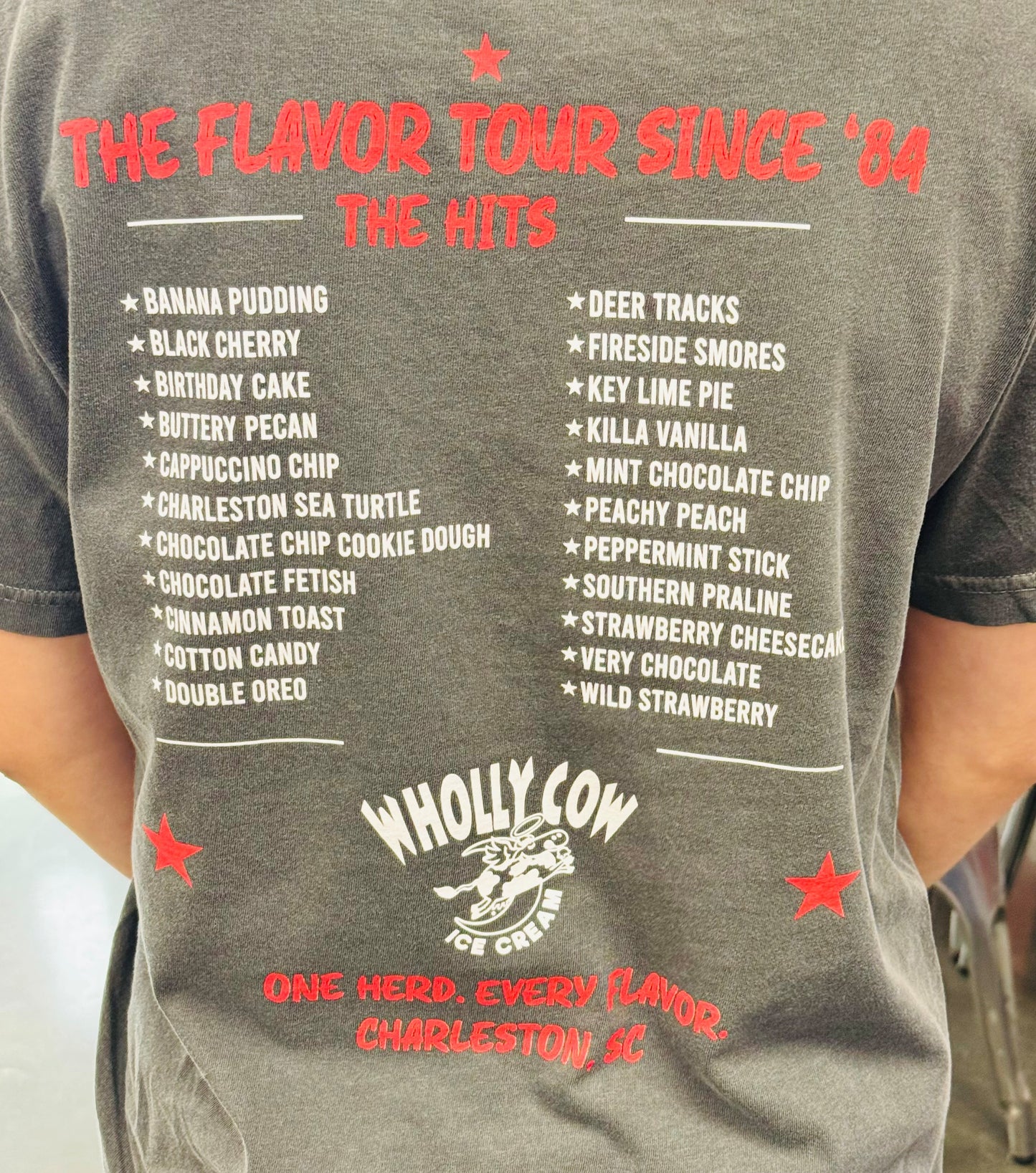 Wholly Cow TShirt "Flavor Tour Concert"