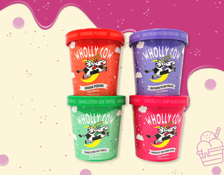 Retail Pints in Four of our Famous Flavors